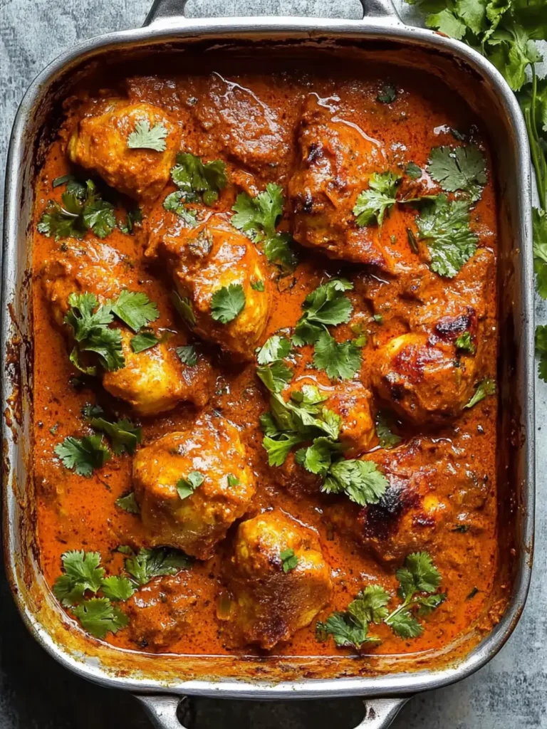 One-pan Baked Butter Chicken