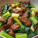 Bok Choy Stir-Fried Beef