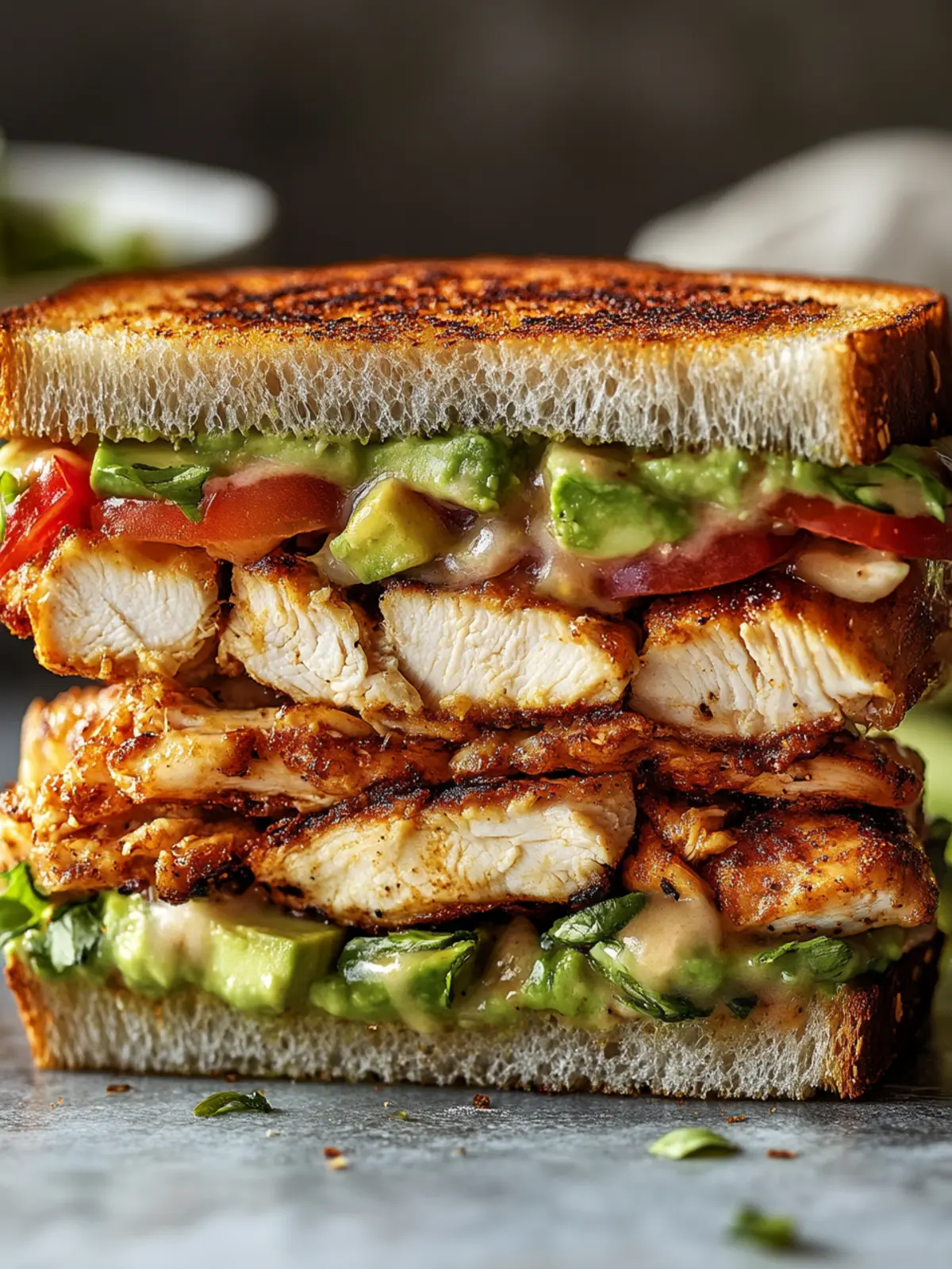 Loaded Chicken & Avocado Sandwich
