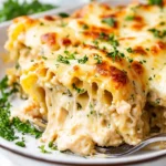 Chicken Alfredo Lasagna Roll Ups