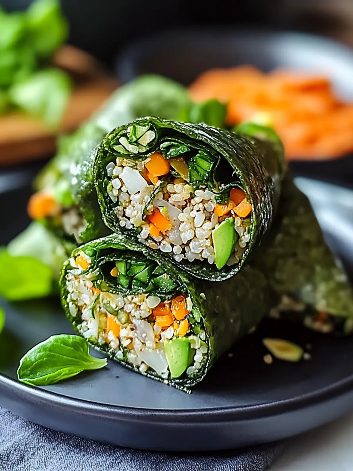 Seaweed Salad Wraps