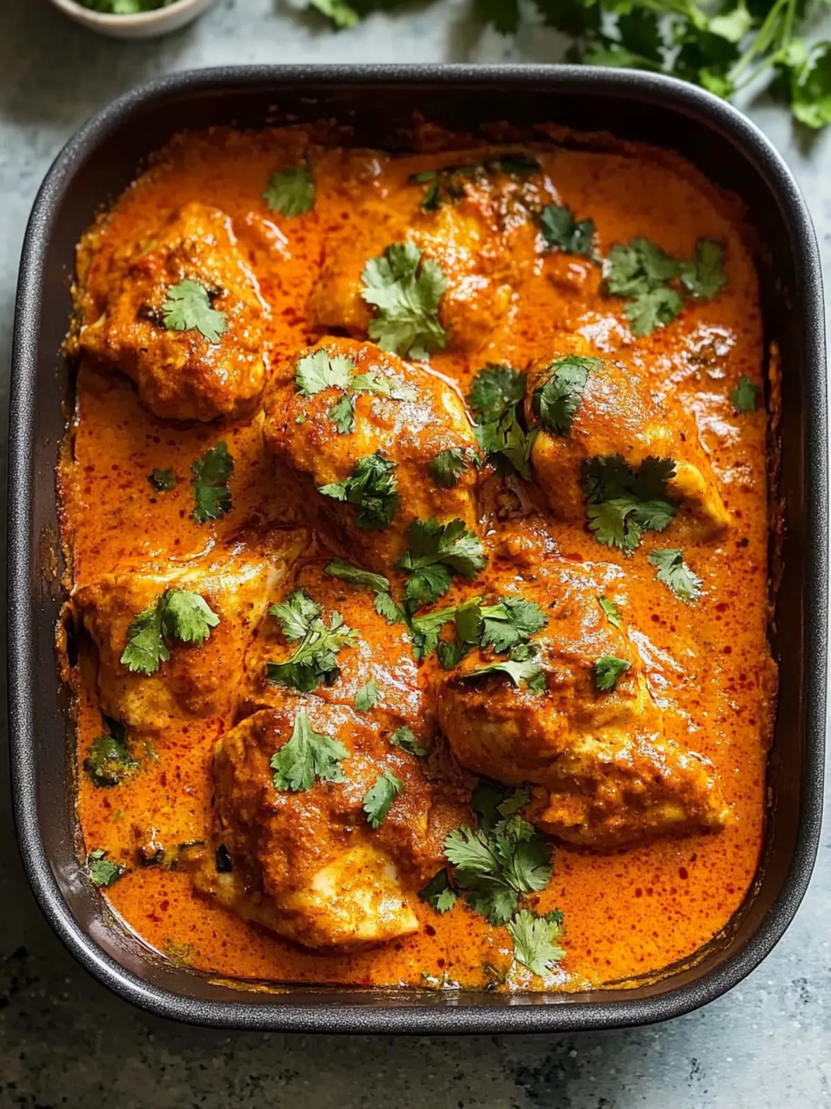 One-pan Baked Butter Chicken