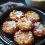 Warm Baked Apple Fritters