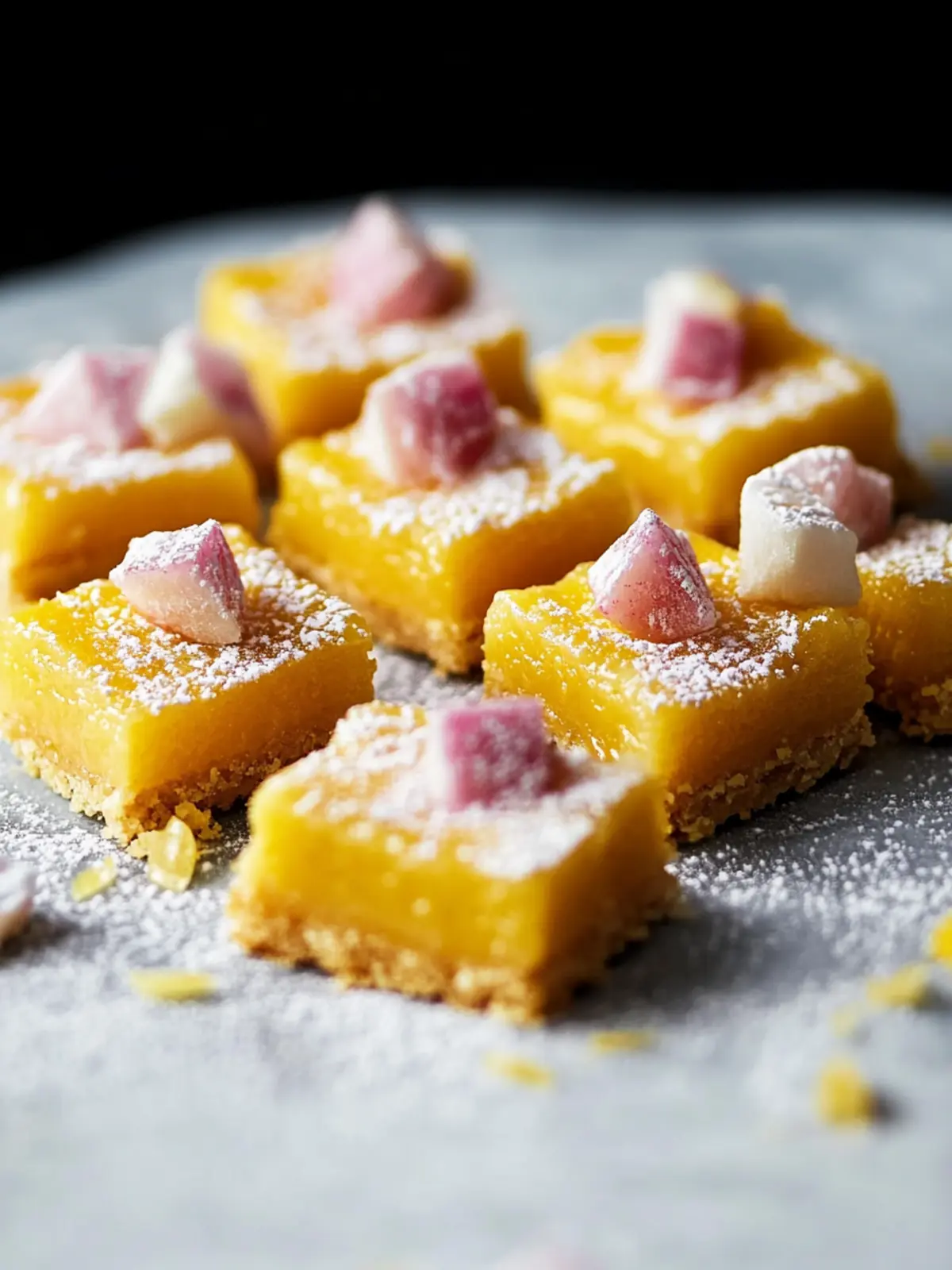 Zingy lemon bars recipe