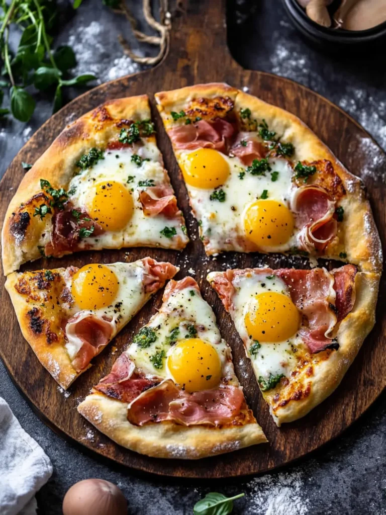 Prosciutto Breakfast Pizza