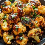 Maple Sriracha Roasted Cauliflower