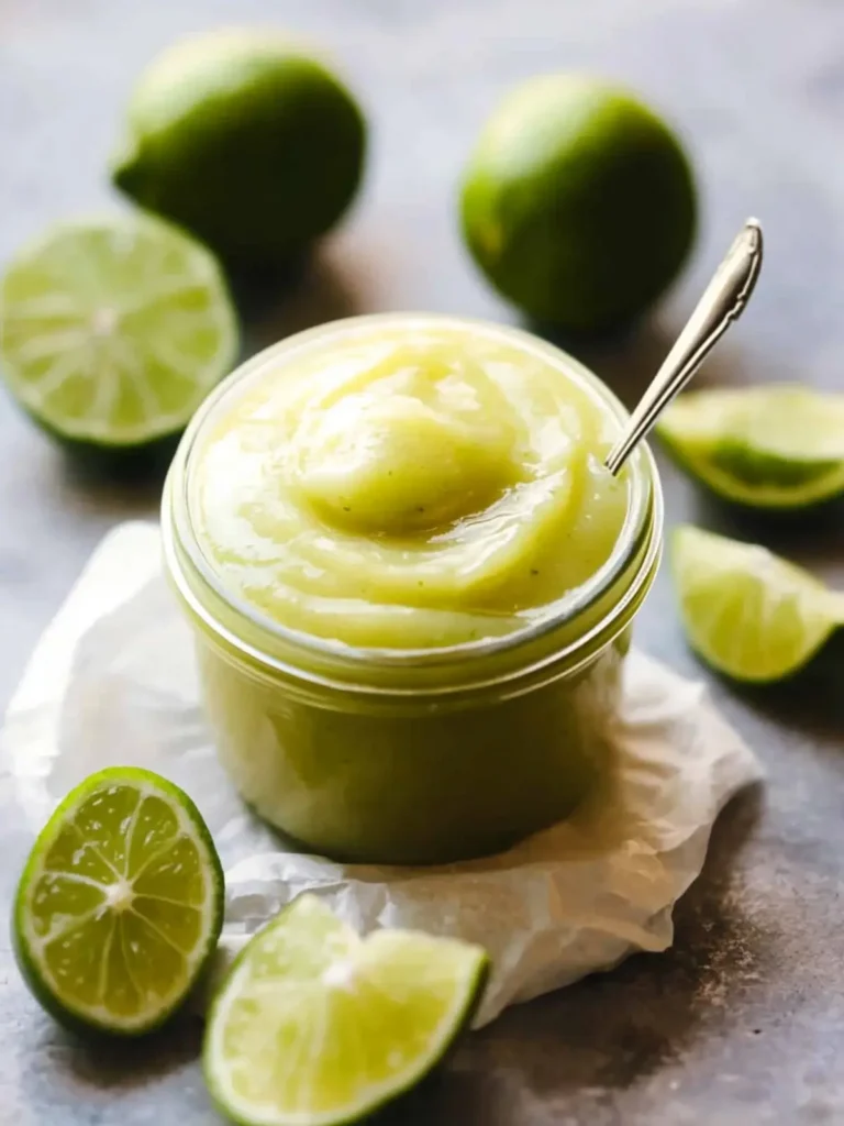 easy homemade lime curd
