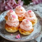 Rhubarb Cream Puffs