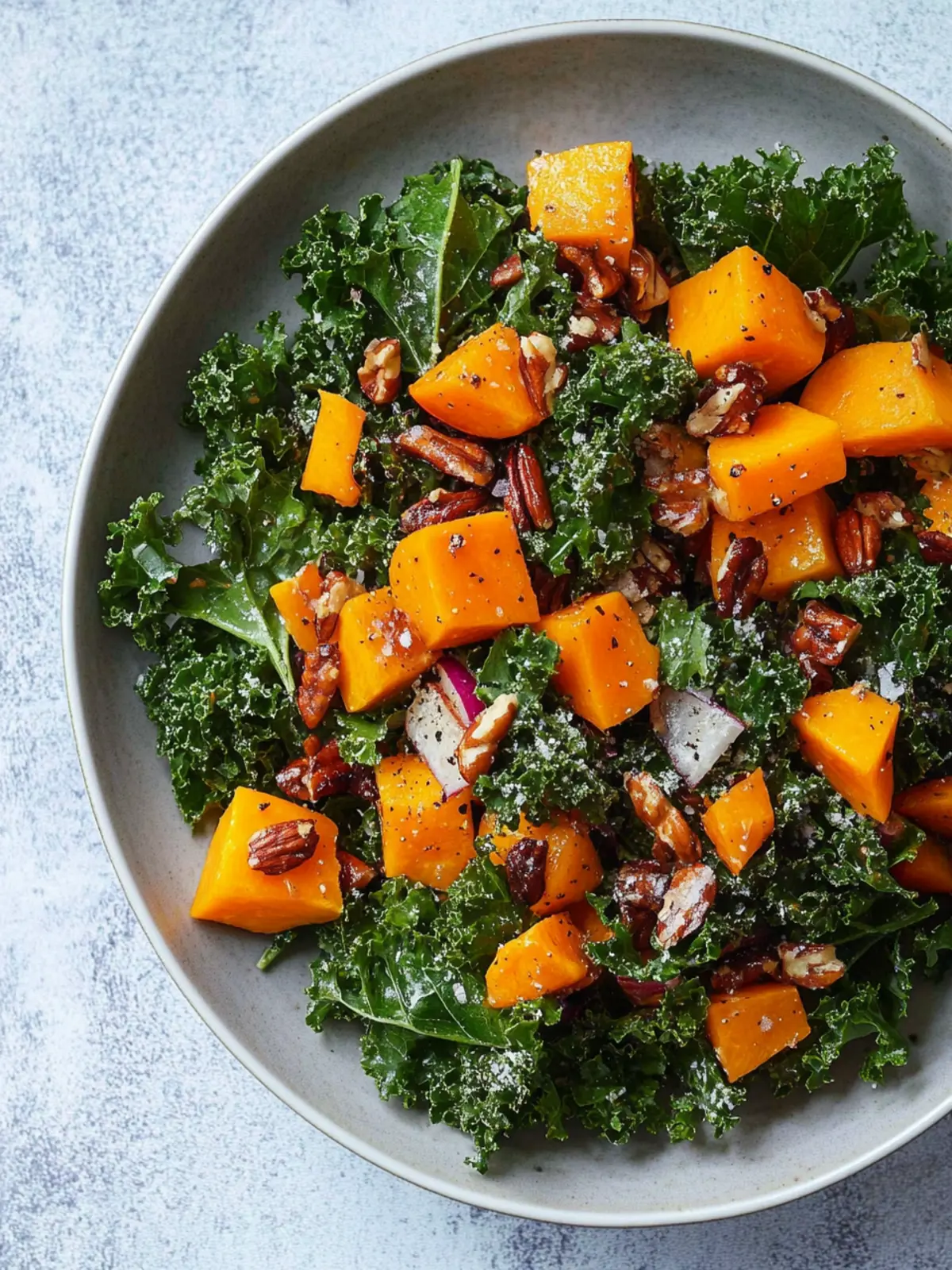 Kale and Butternut Squash Salad
