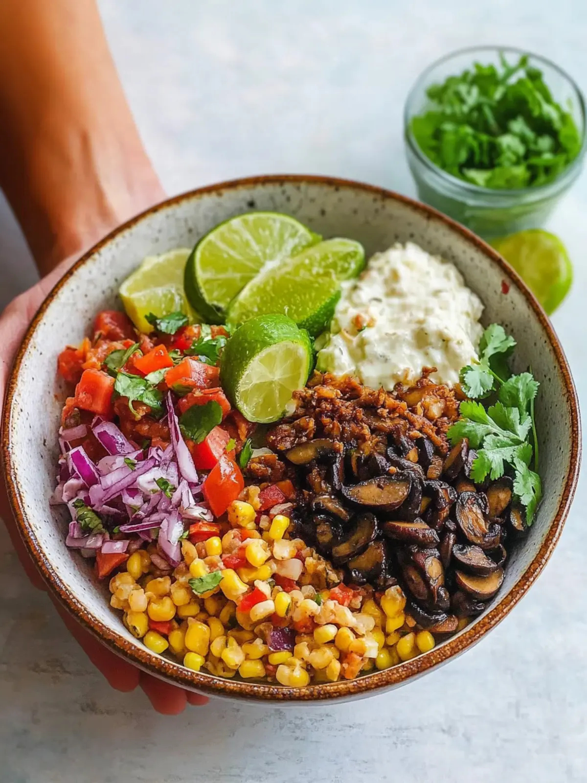 MUSHROOM BURRITO BOWL