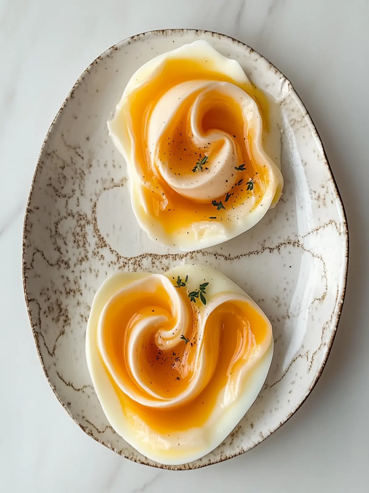 Folded Spiral Eggs