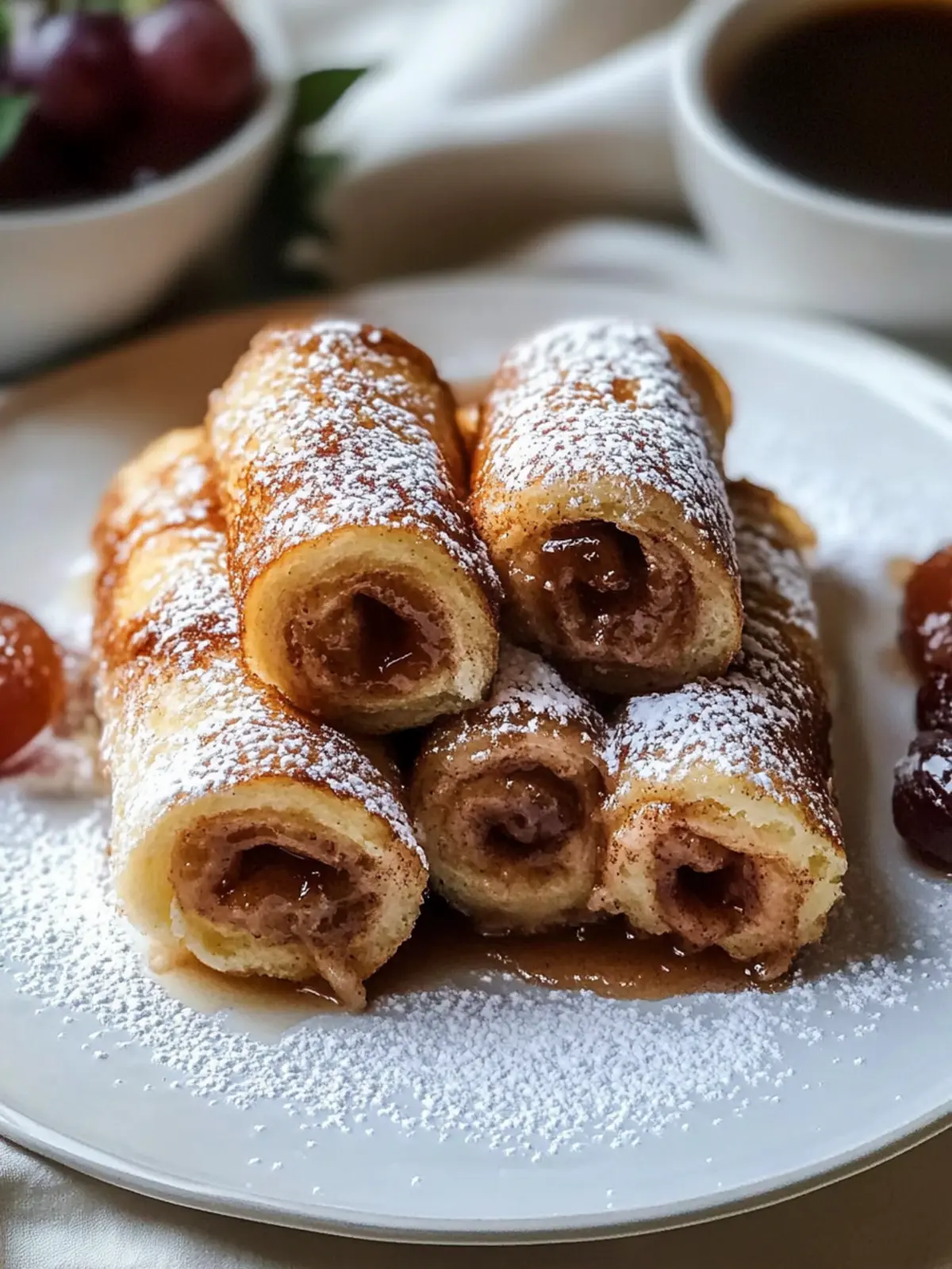 Cinnamon Roll French Toast Roll-Ups