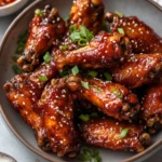 Sticky Gochujang Wings With Kimchi Ranch