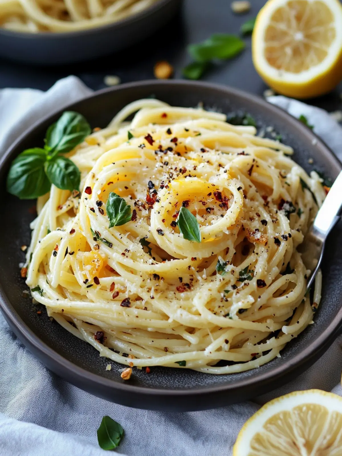 Lemon Garlic Pasta