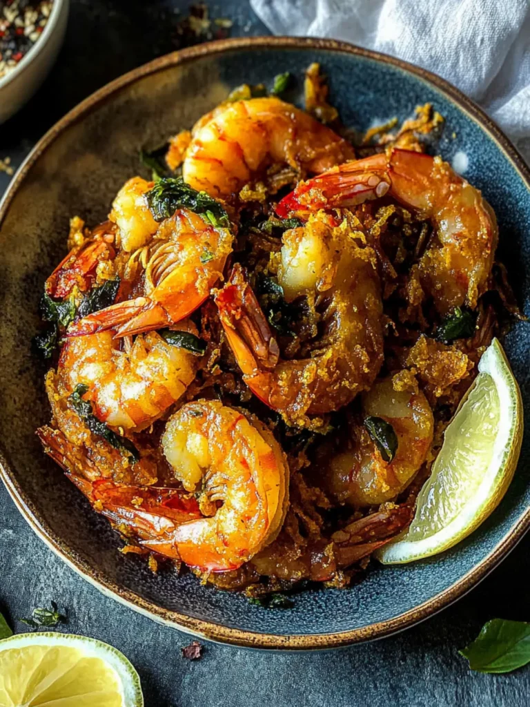 Malaysian Fried Butter Shrimp/Prawn