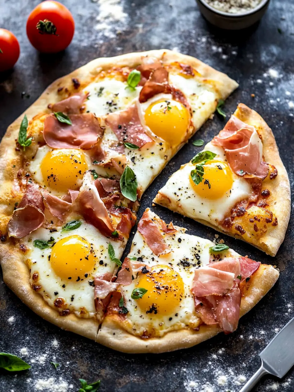 Prosciutto Breakfast Pizza