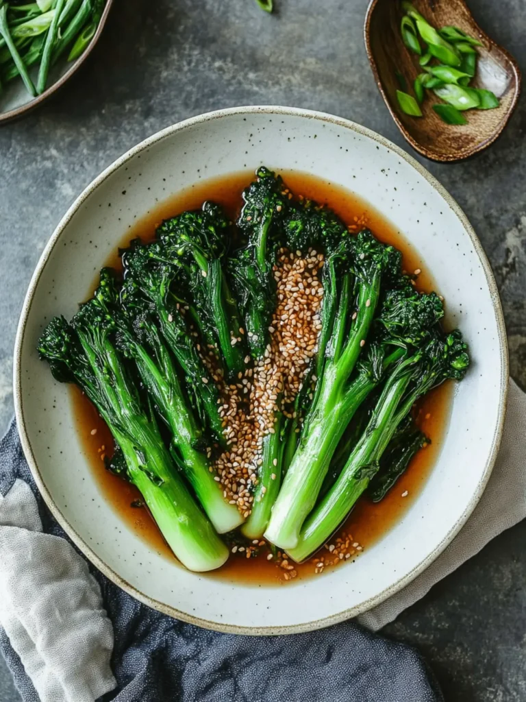 Chinese Broccoli with Oyster Sauce