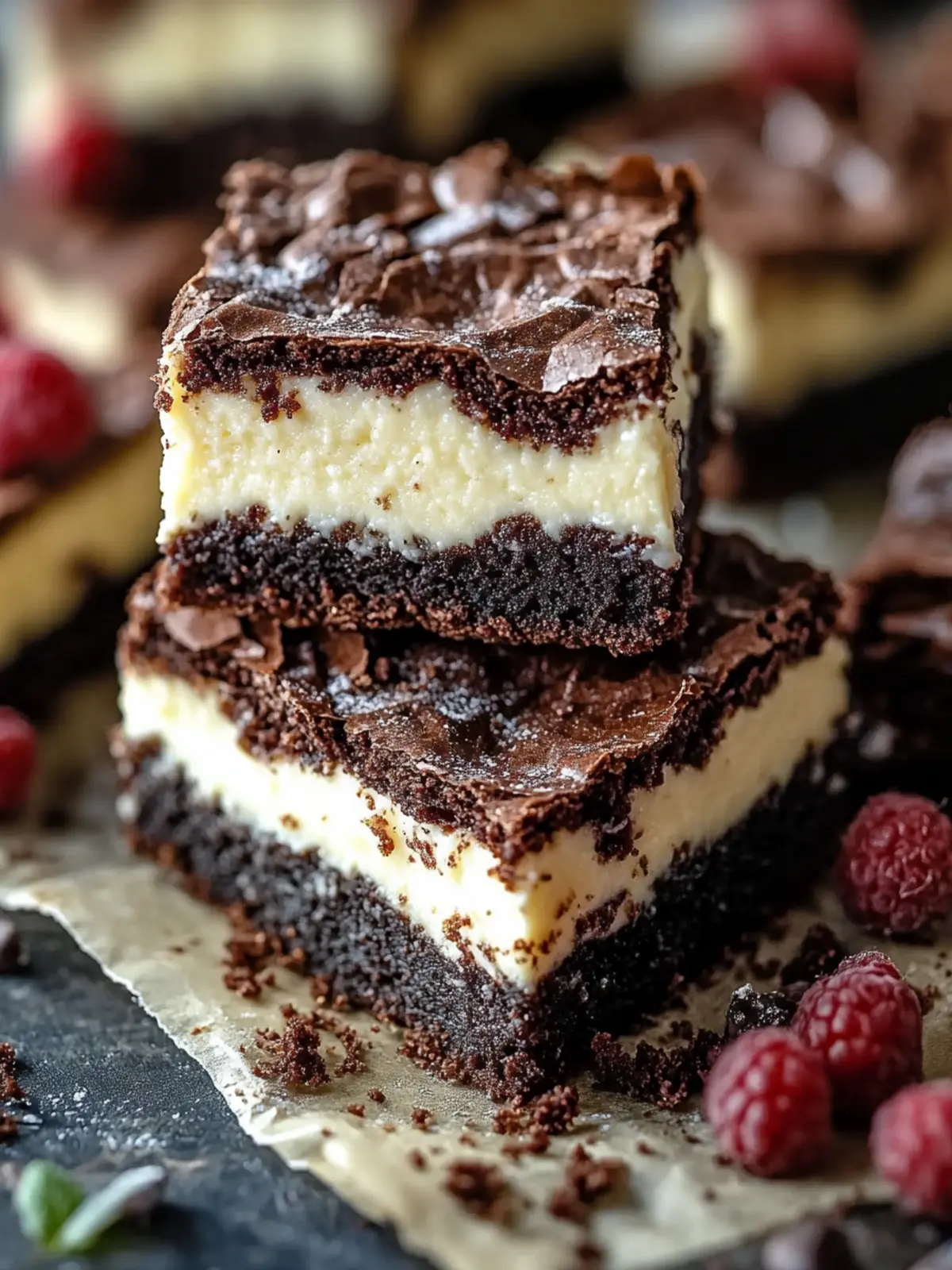 Cheesecake Brownies