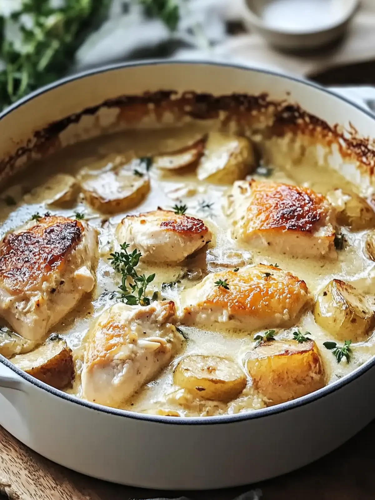 Creamy French Chicken Casserole