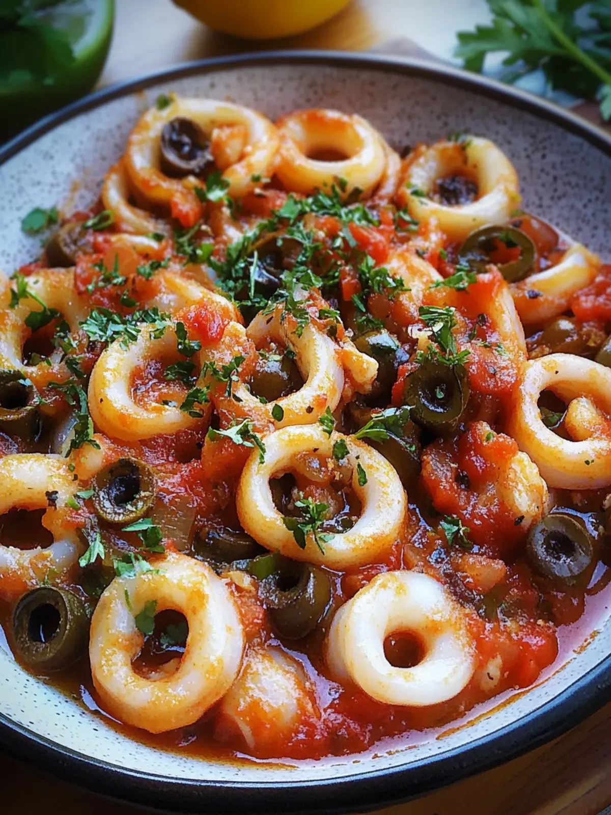 Calamari Puttanesca