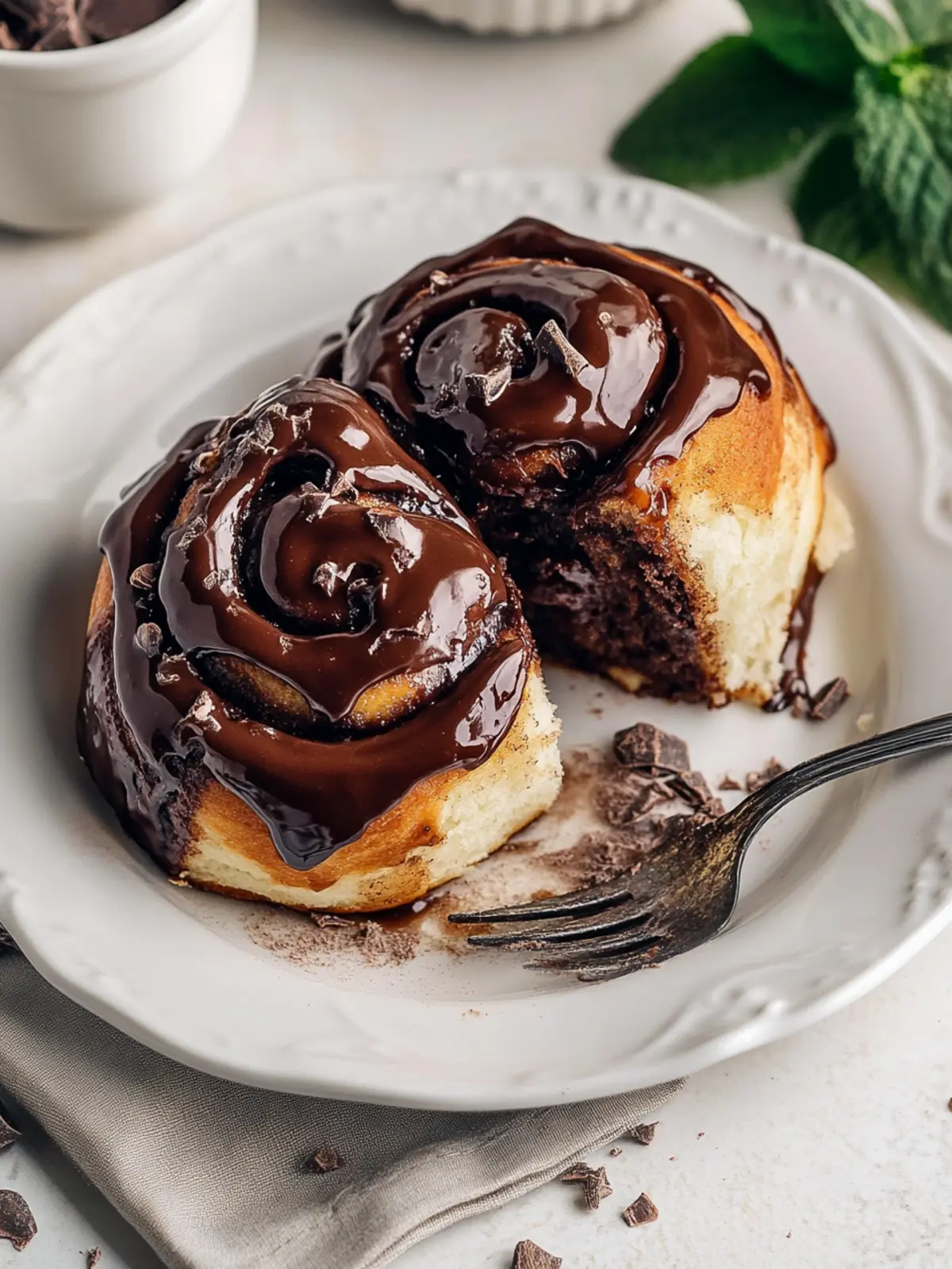Chocolate Cinnamon Rolls
