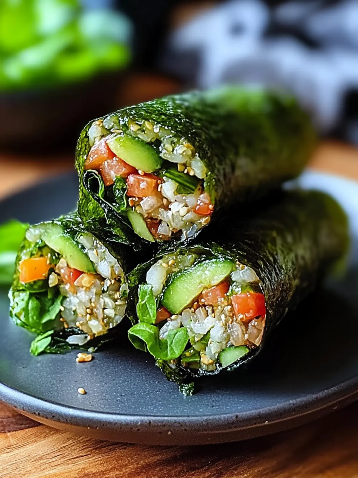 Seaweed Salad Wraps