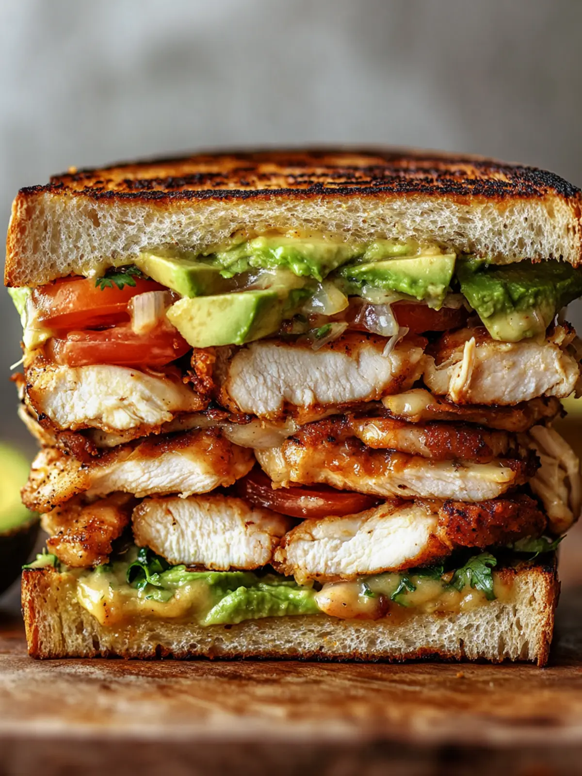 Loaded Chicken & Avocado Sandwich