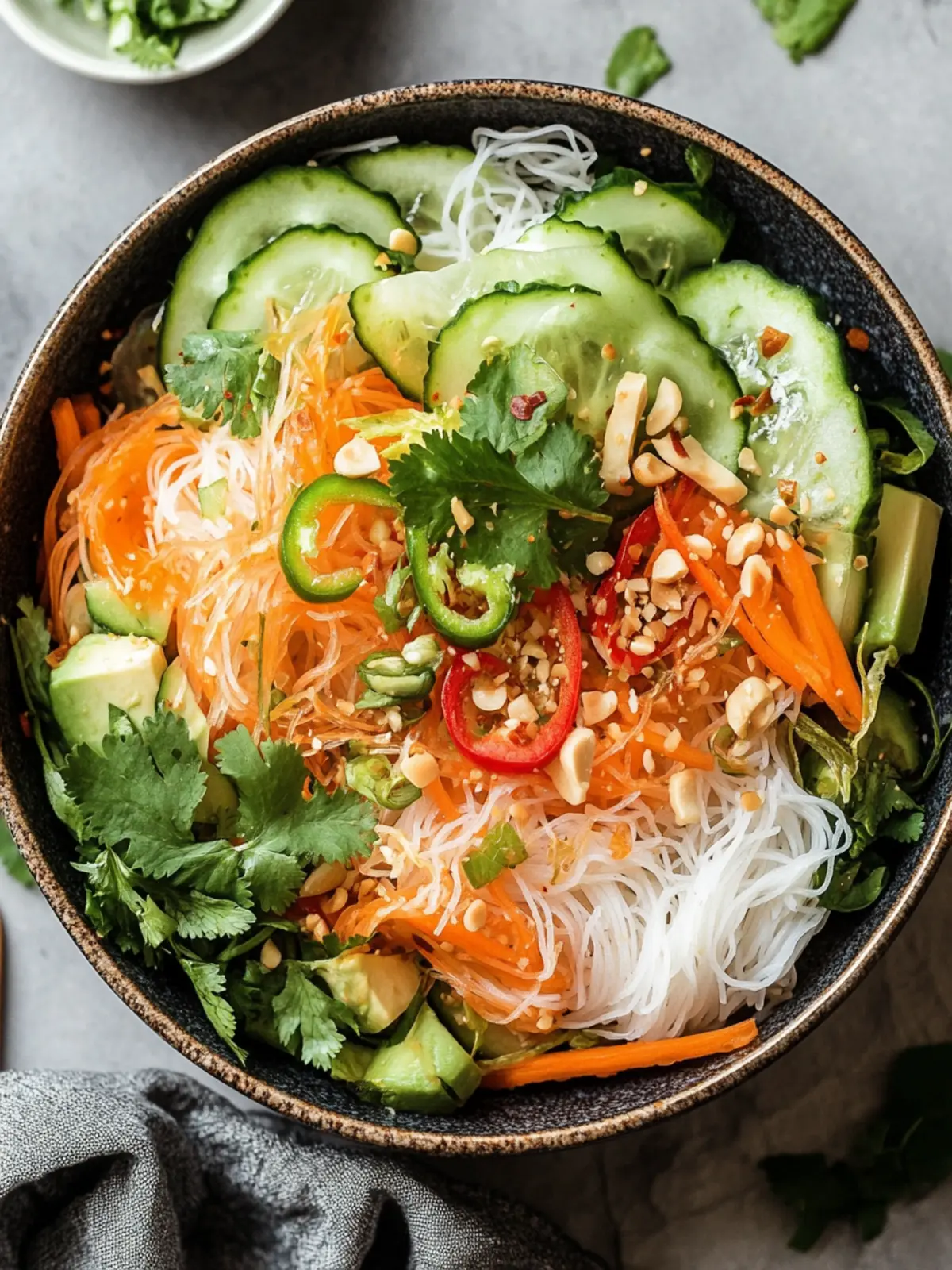 Vietnamese Noodle Salad Bowl