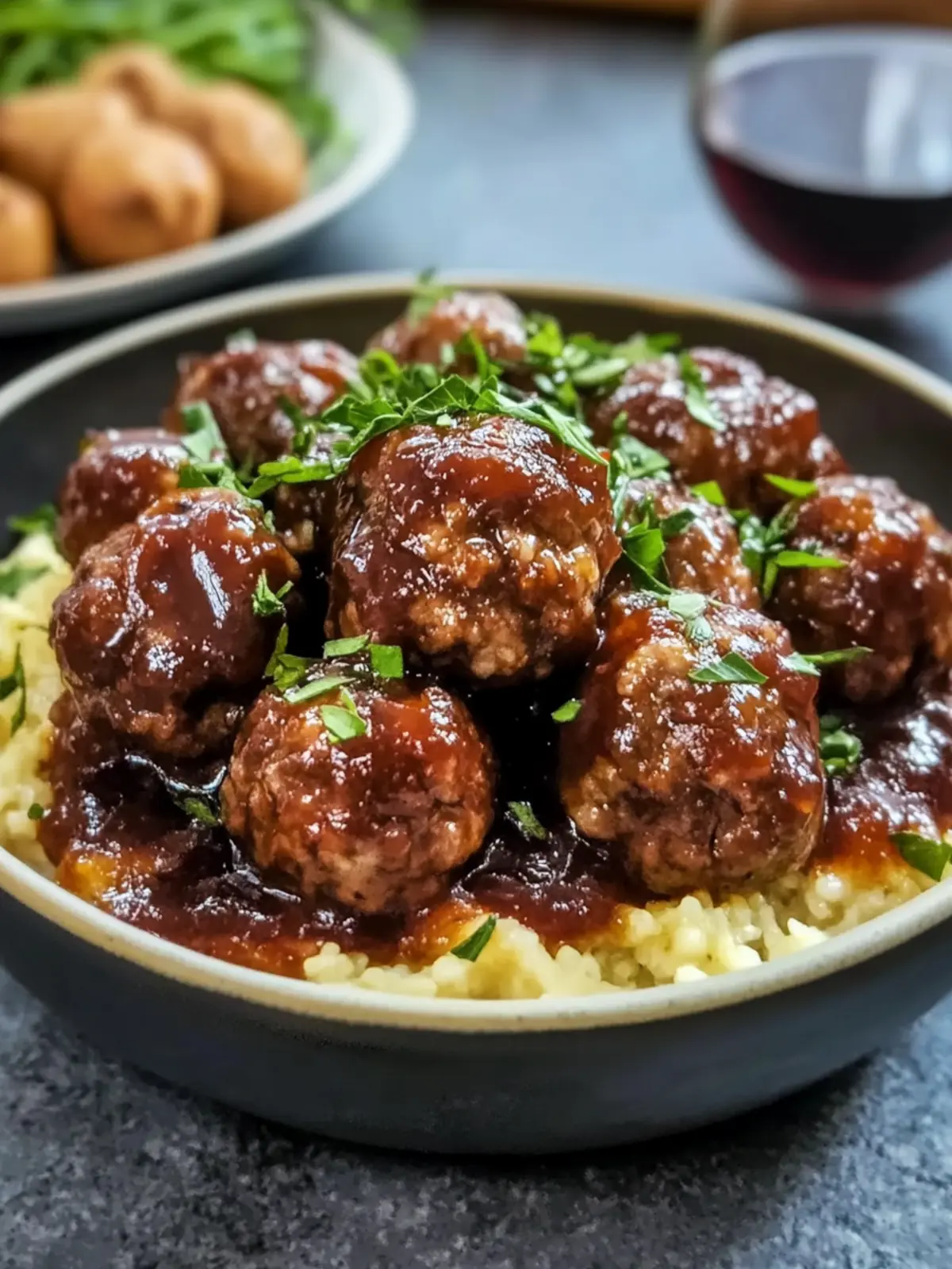 Red Wine Meatballs Recipe