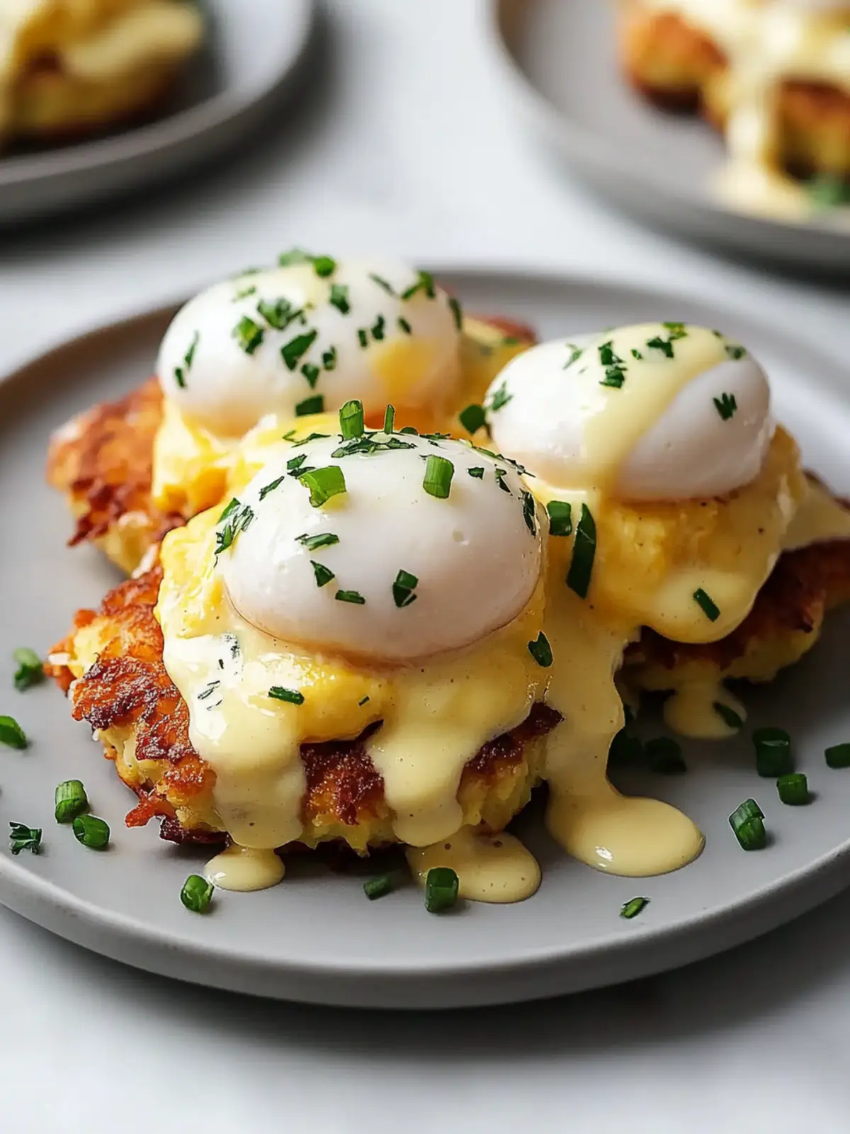 Mouthwatering Latke Eggs Benedict