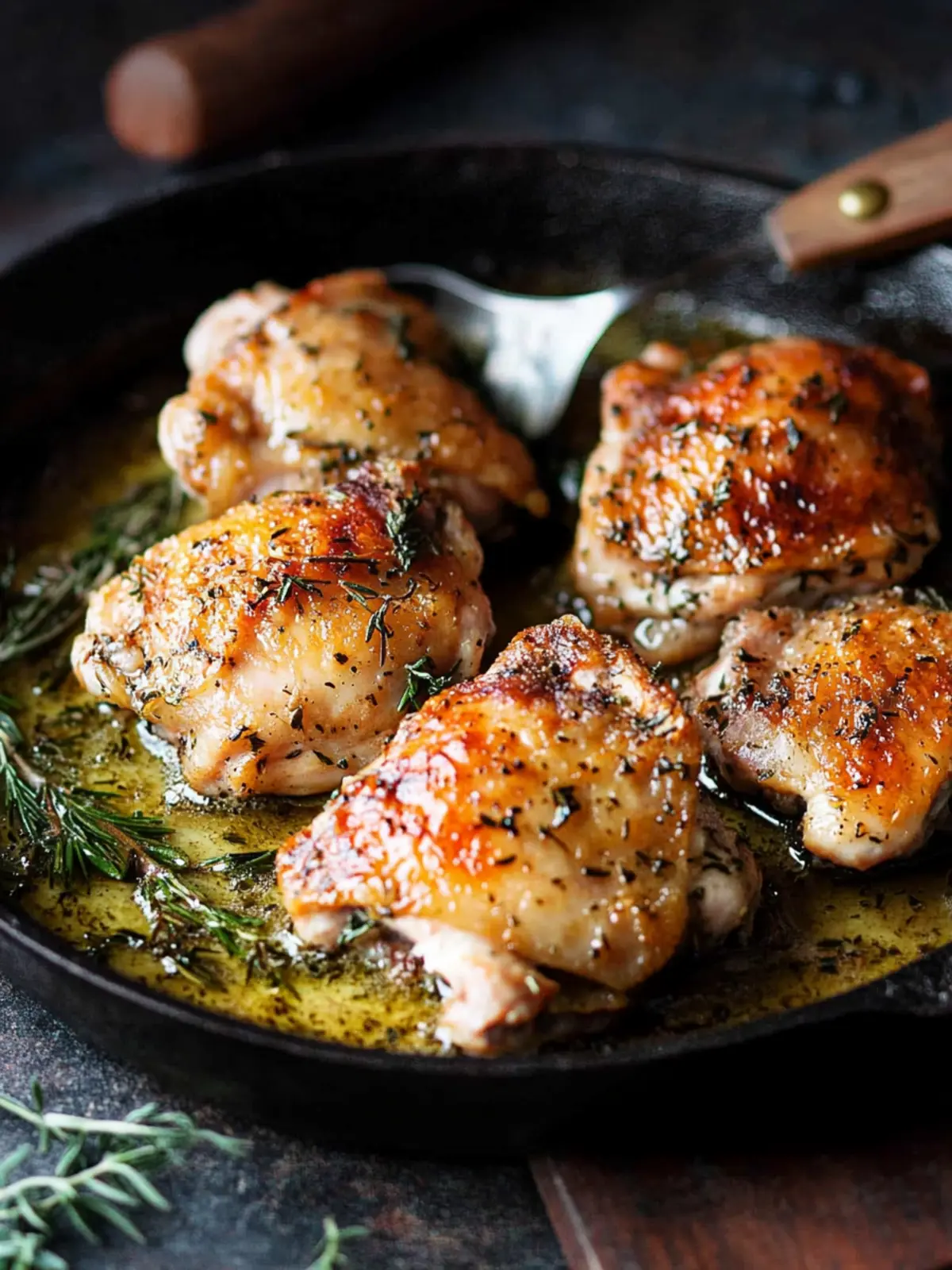 Herb Roasted Chicken Thighs