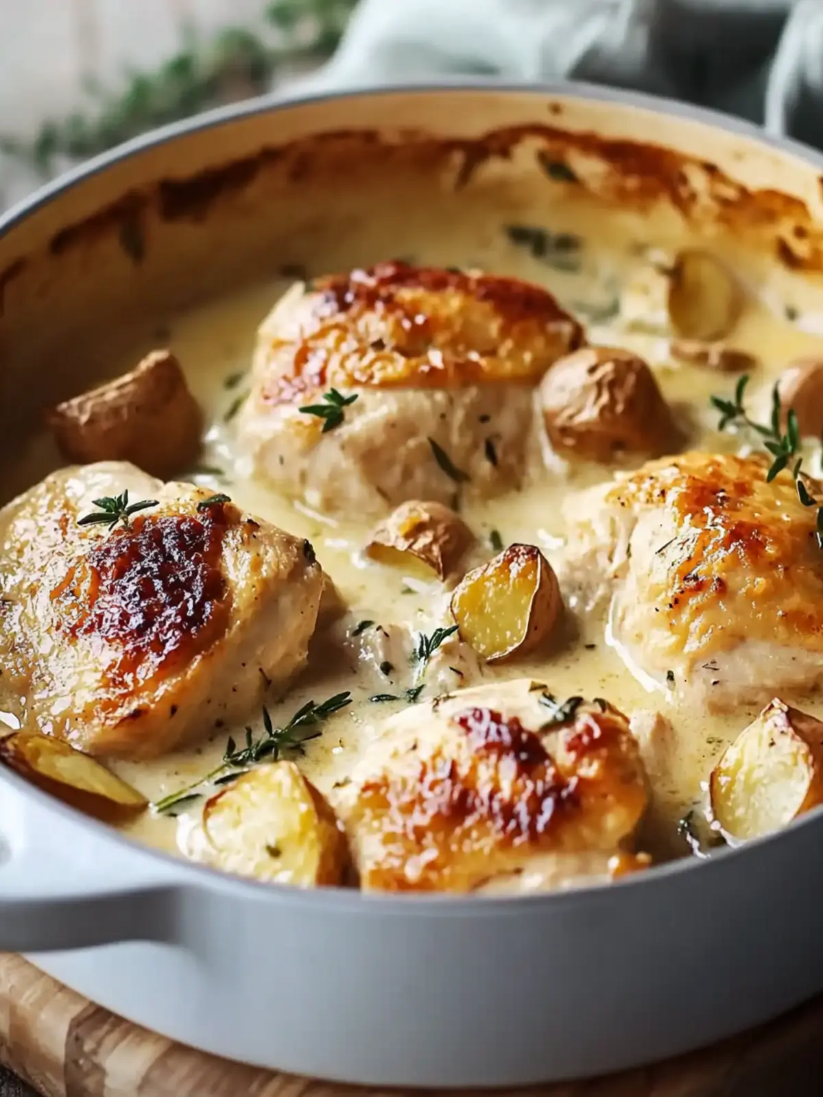 Creamy French Chicken Casserole