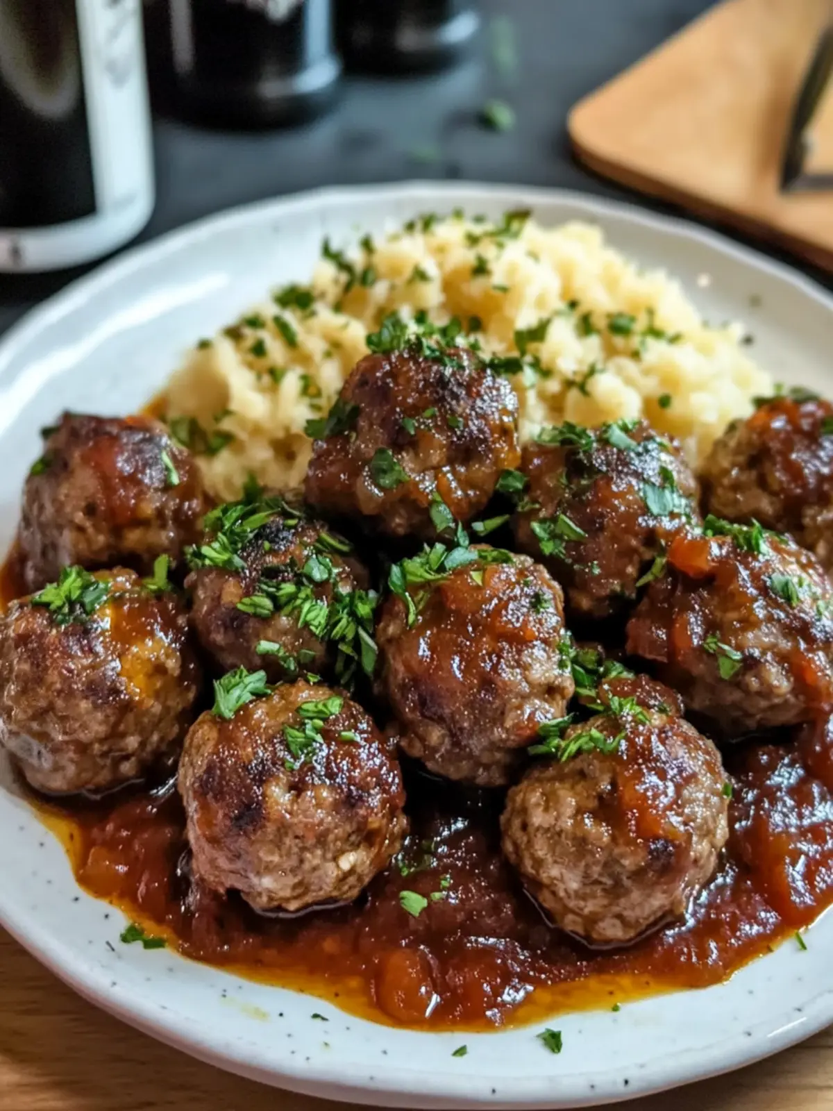 Red Wine Meatballs Recipe