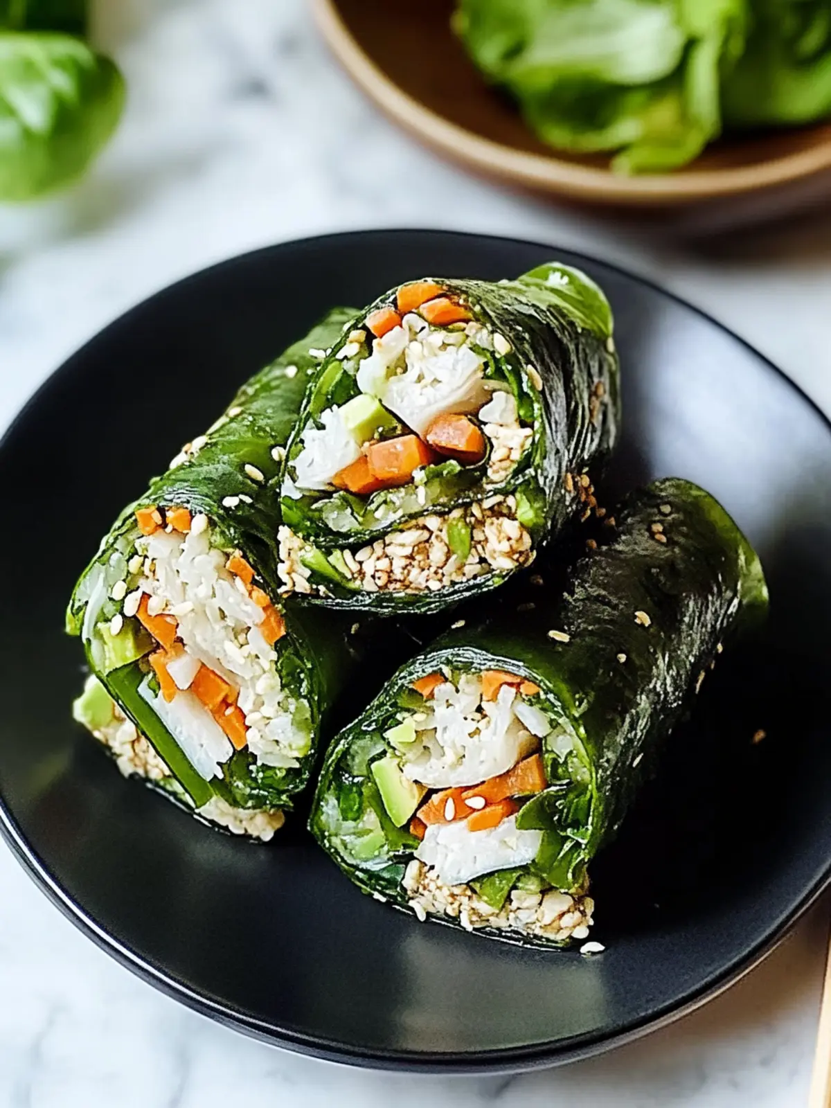 Seaweed Salad Wraps