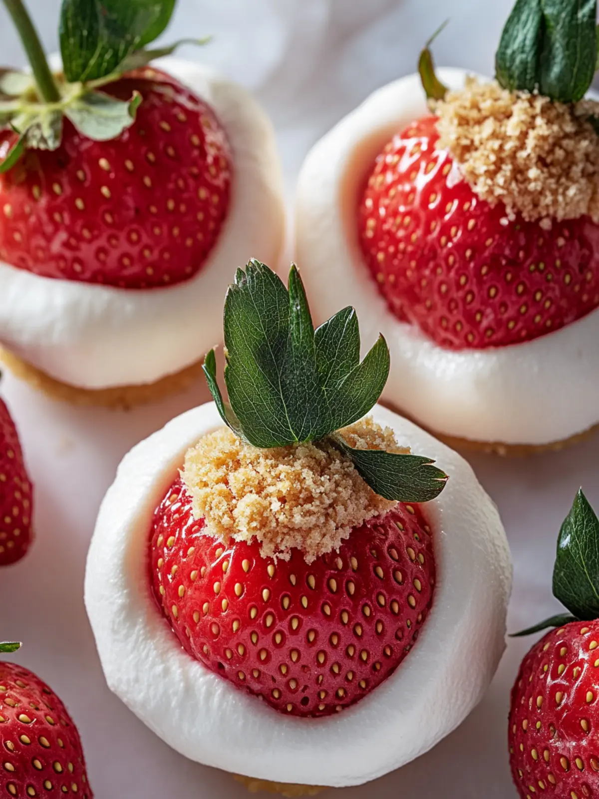 Cheesecake-Stuffed Strawberries