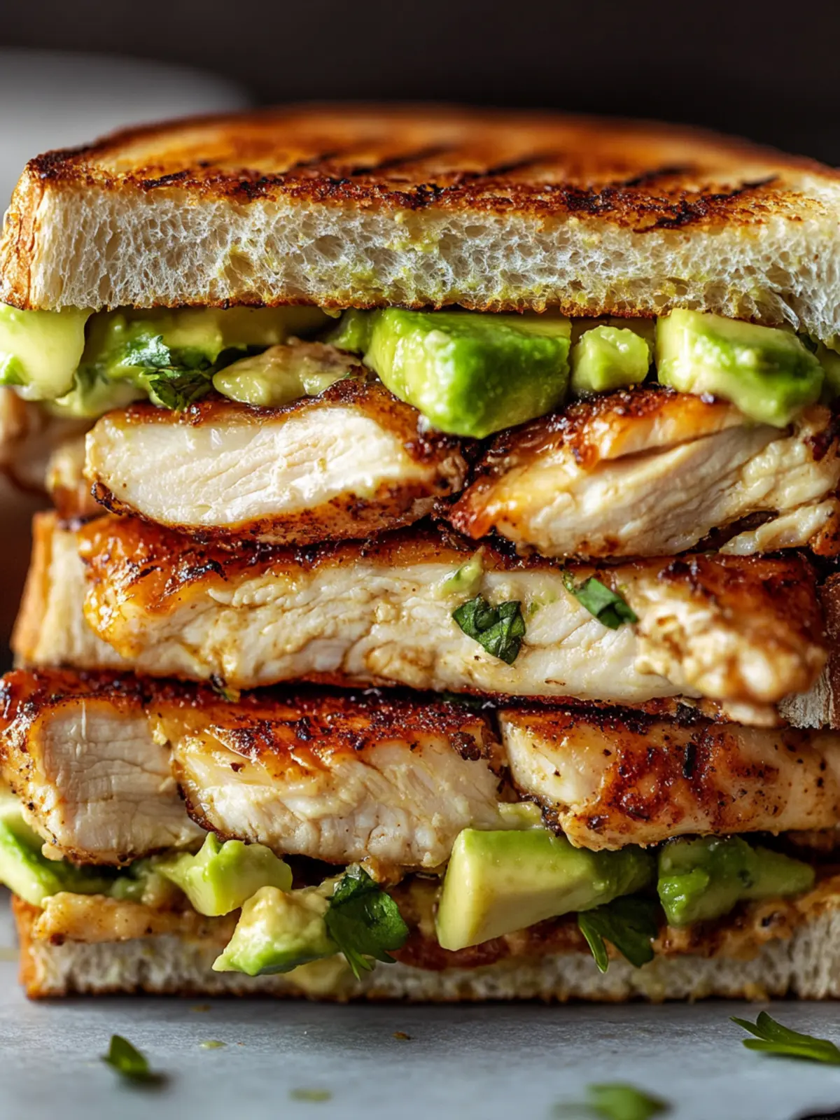 Loaded Chicken & Avocado Sandwich