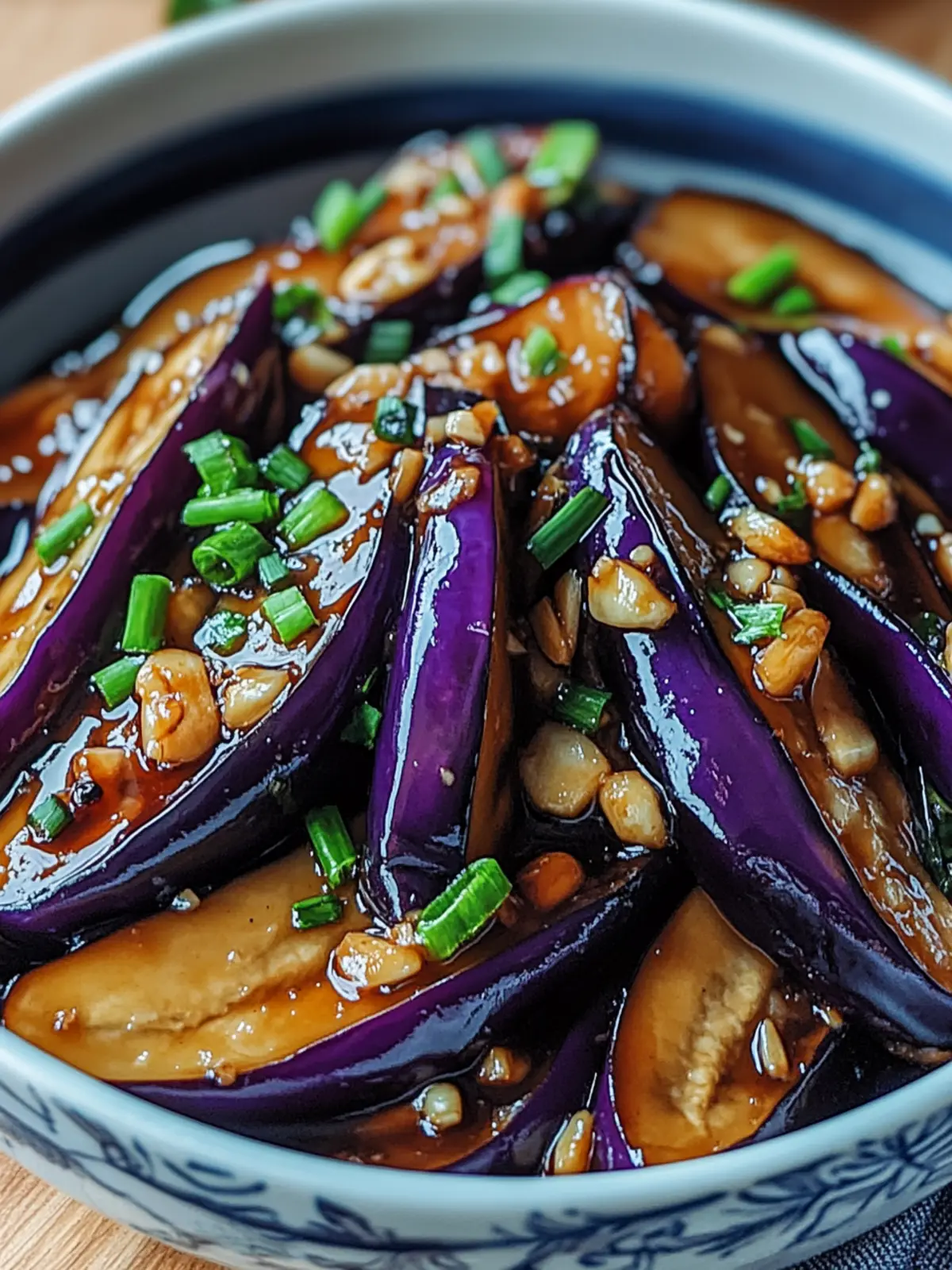 Chinese Eggplant with Garlic Sauce