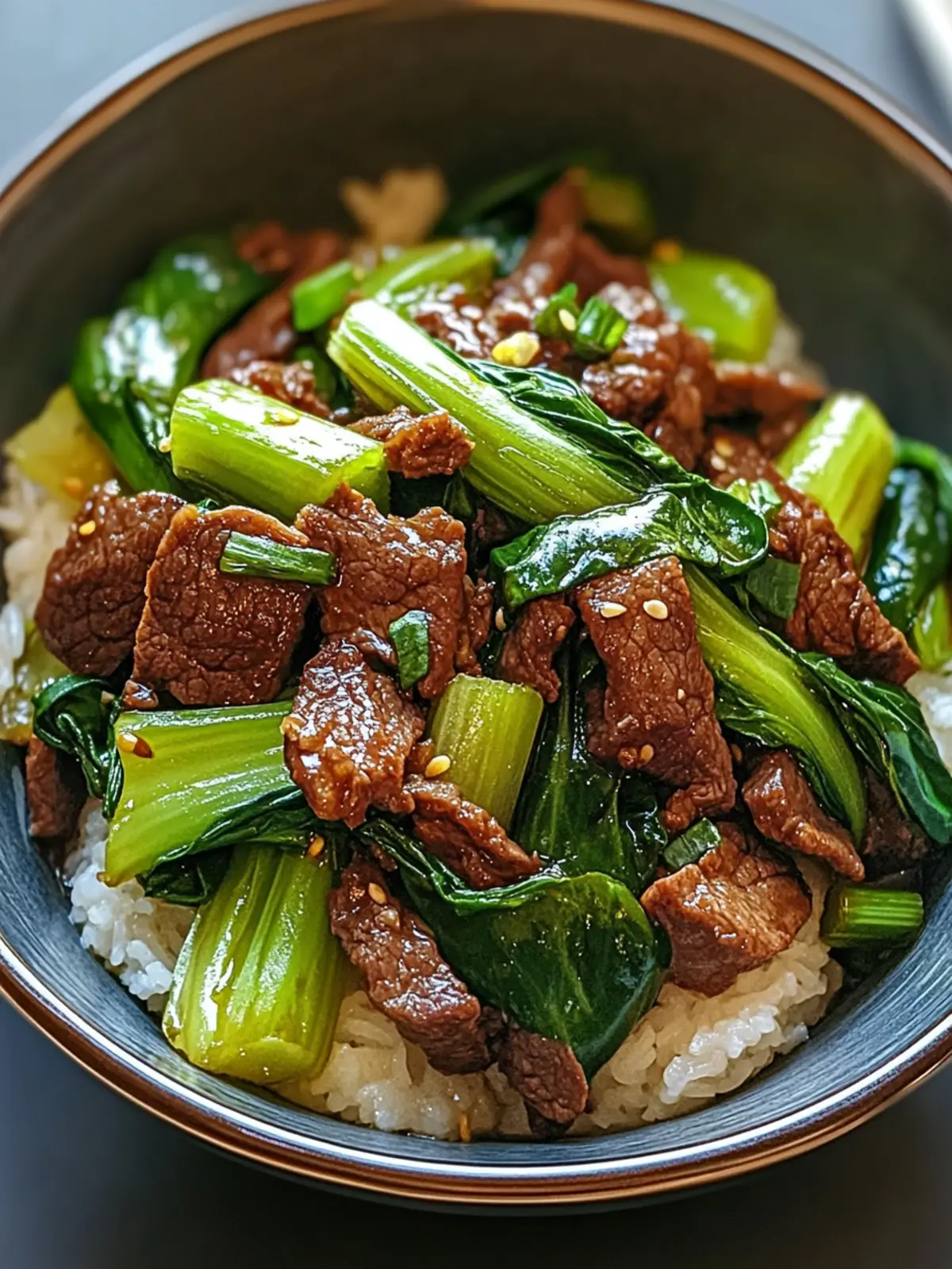 Bok Choy Stir-Fried Beef