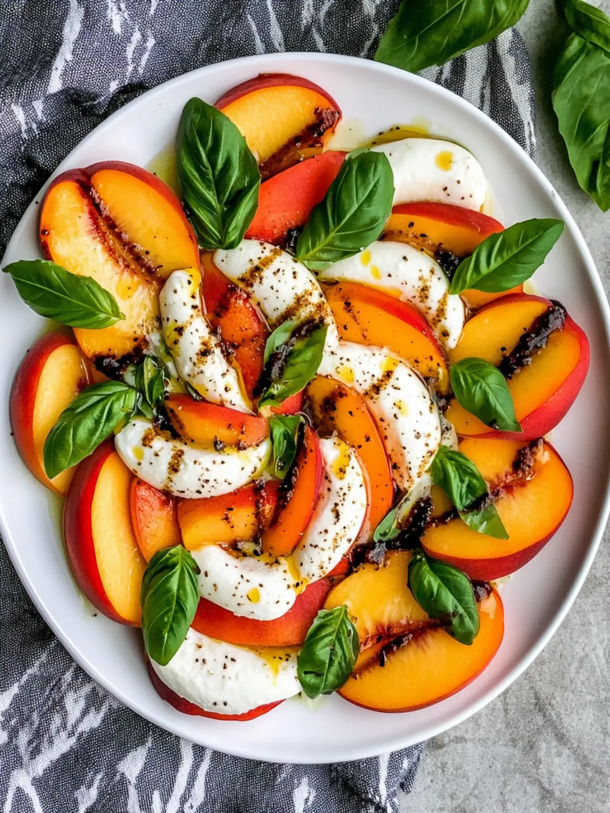 Peach Caprese Salad
