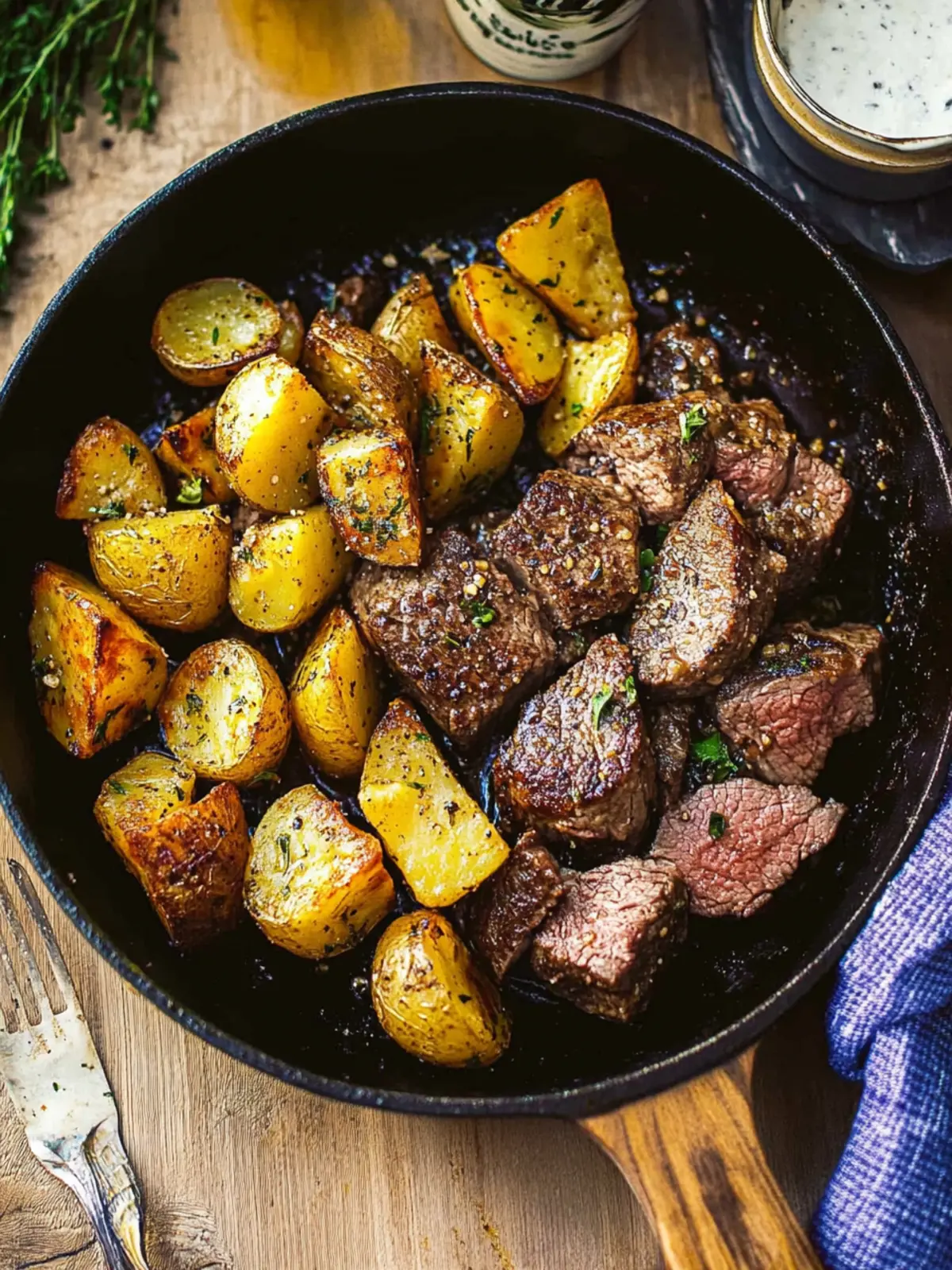 Steak and Potatoes