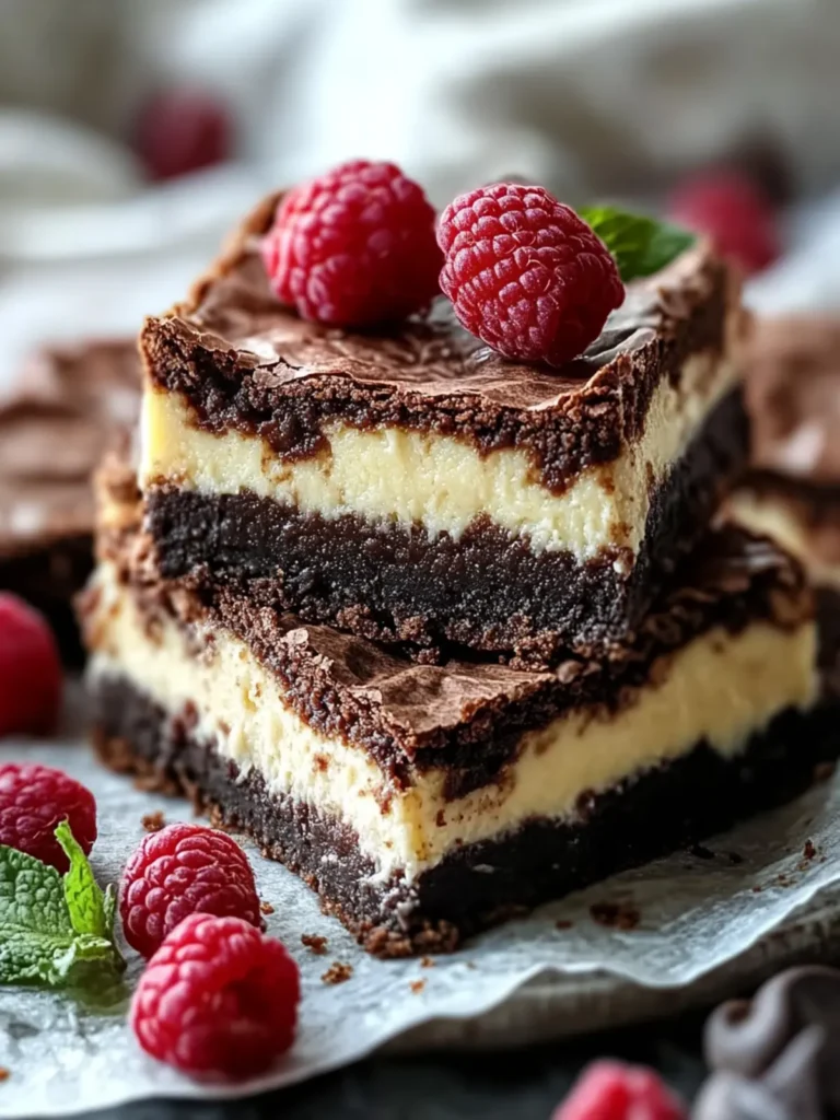 Cheesecake Brownies