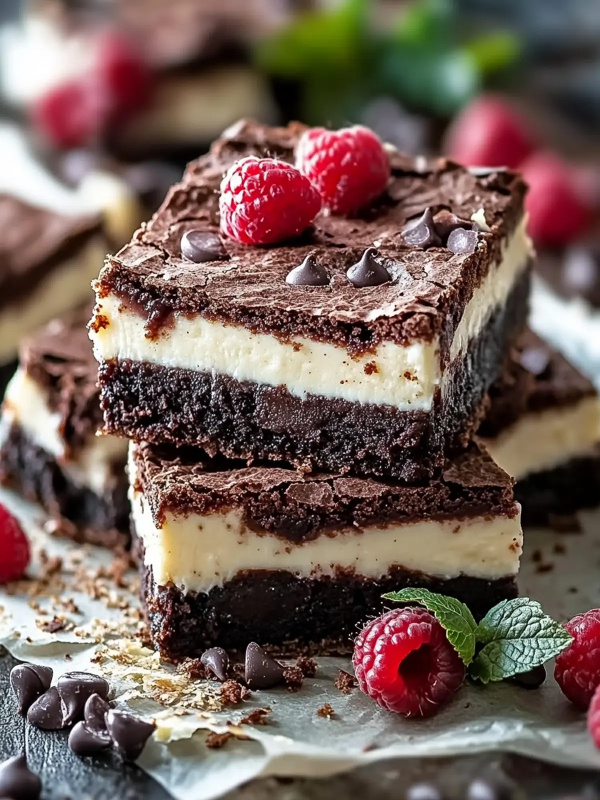 Cheesecake Brownies