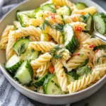 Zesty Healthy Cucumber Pasta Salad