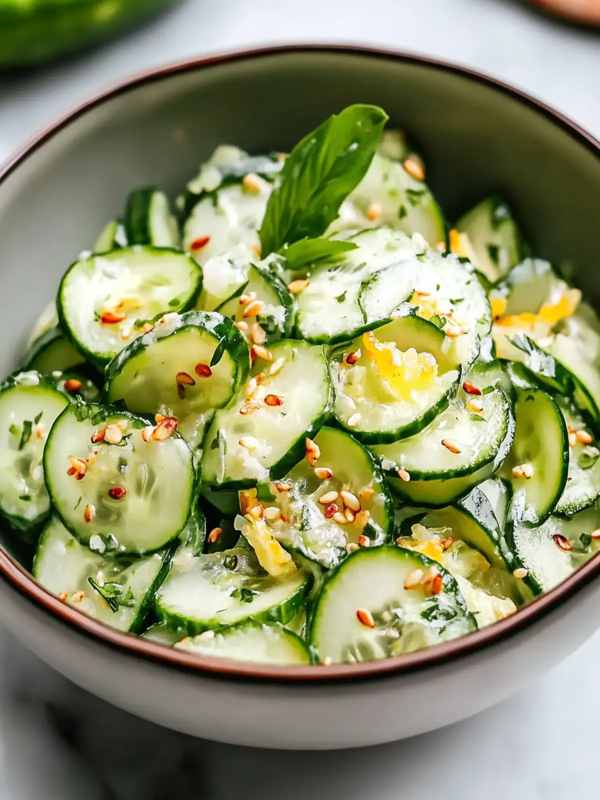 California Roll Cucumber Salad