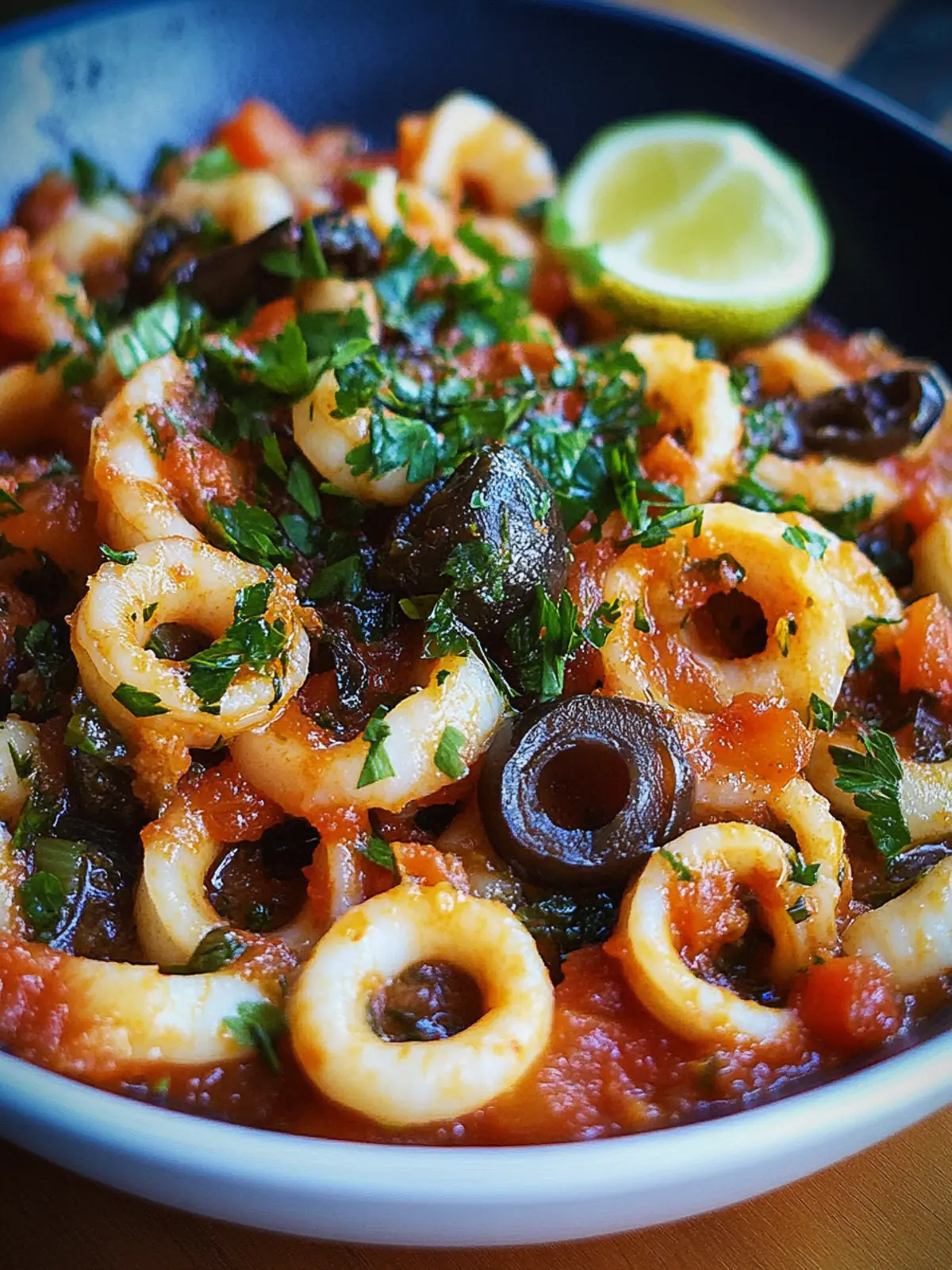 Calamari Puttanesca