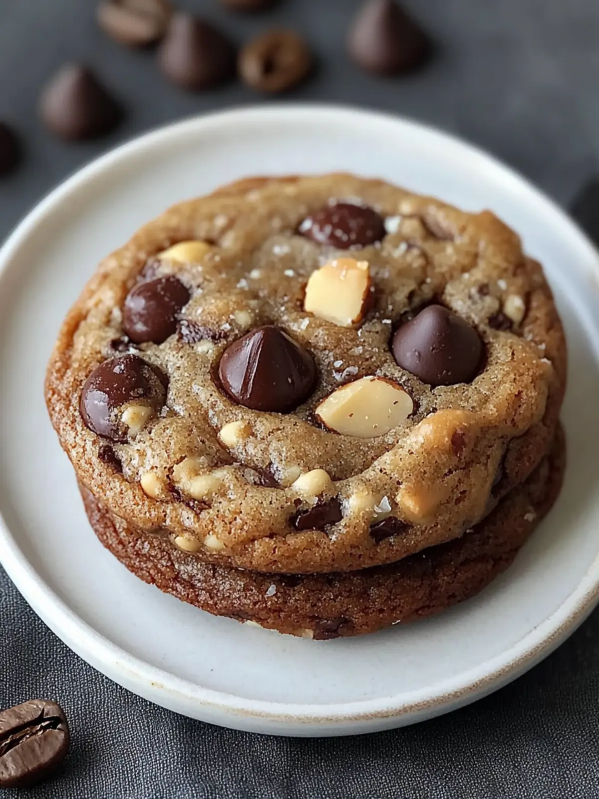 Brown Butter Hazelnut Espresso Chocolate Chip Cookie