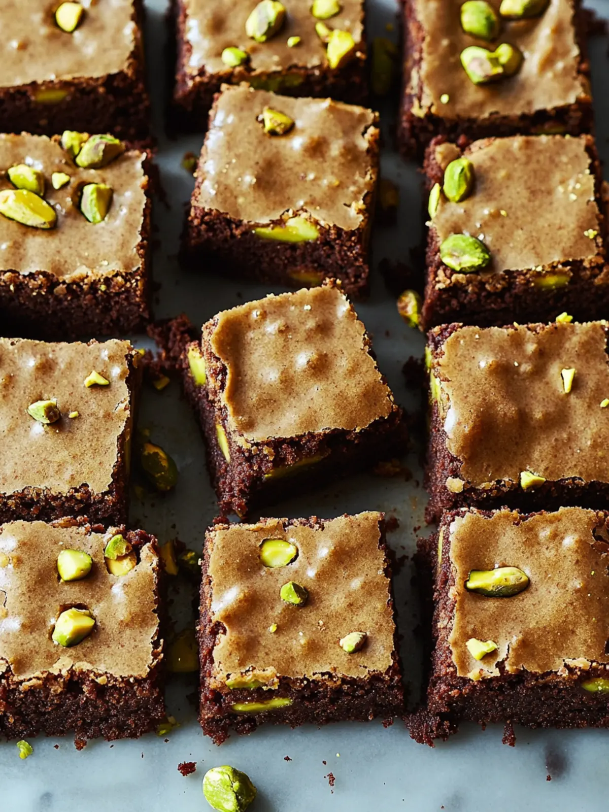 Pistachio Brownies
