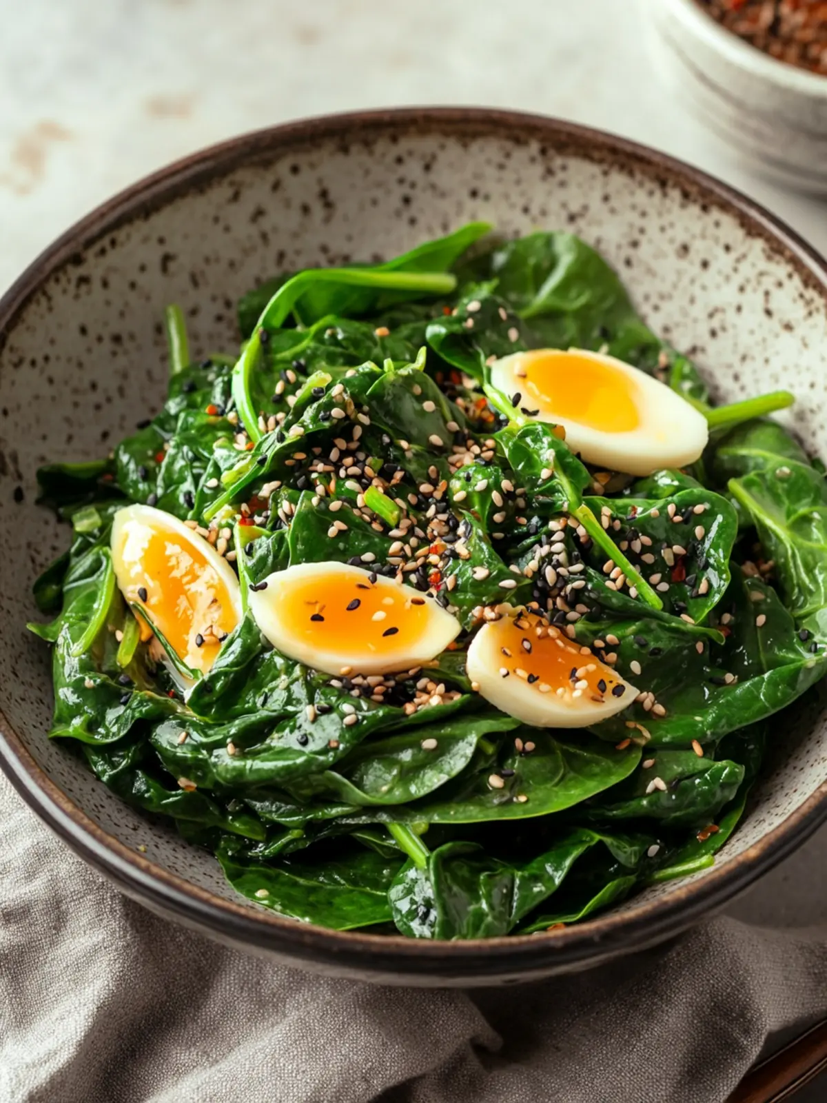 Korean Spinach Salad