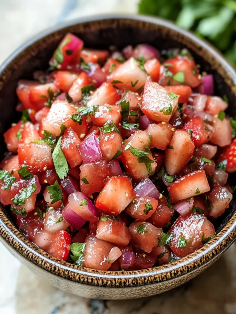Strawberry Salsa