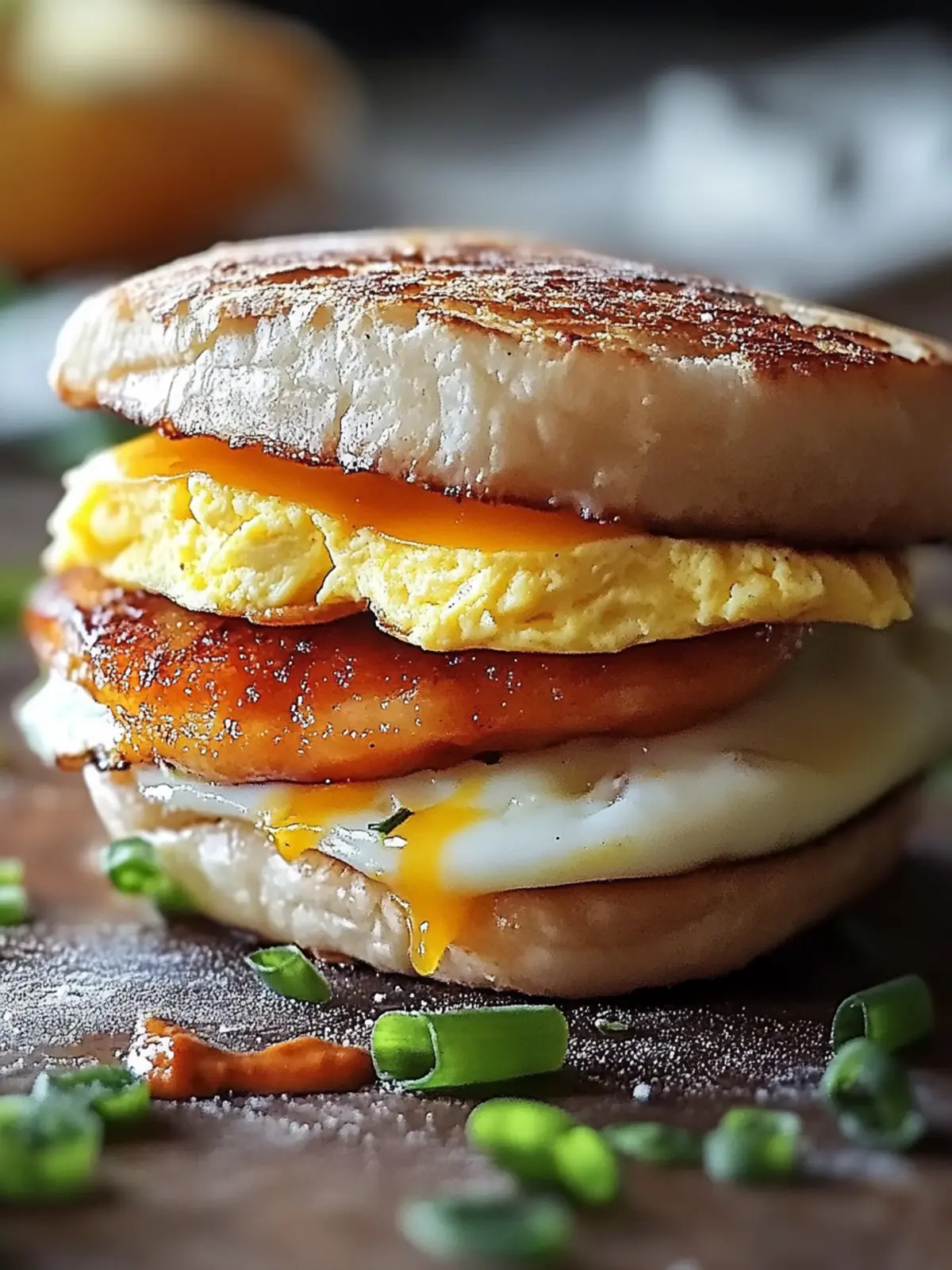 Spicy Chipotle Egg Breakfast Sandwiches